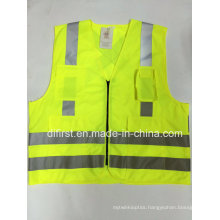 Reflective Safety Wear with Four Pockets (DFV1013)
